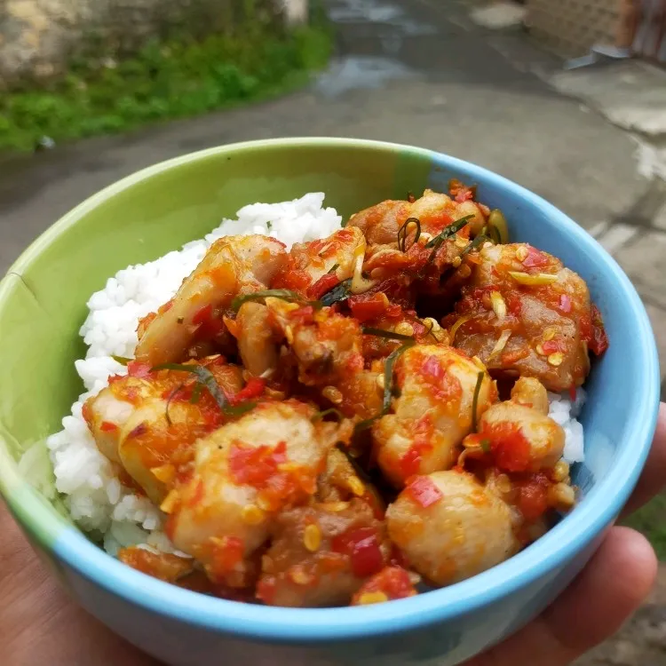 Nasi ayam ORI daun jeruk