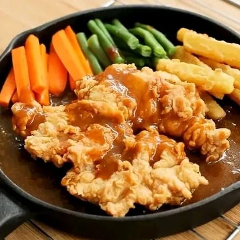 crispy chicken steak