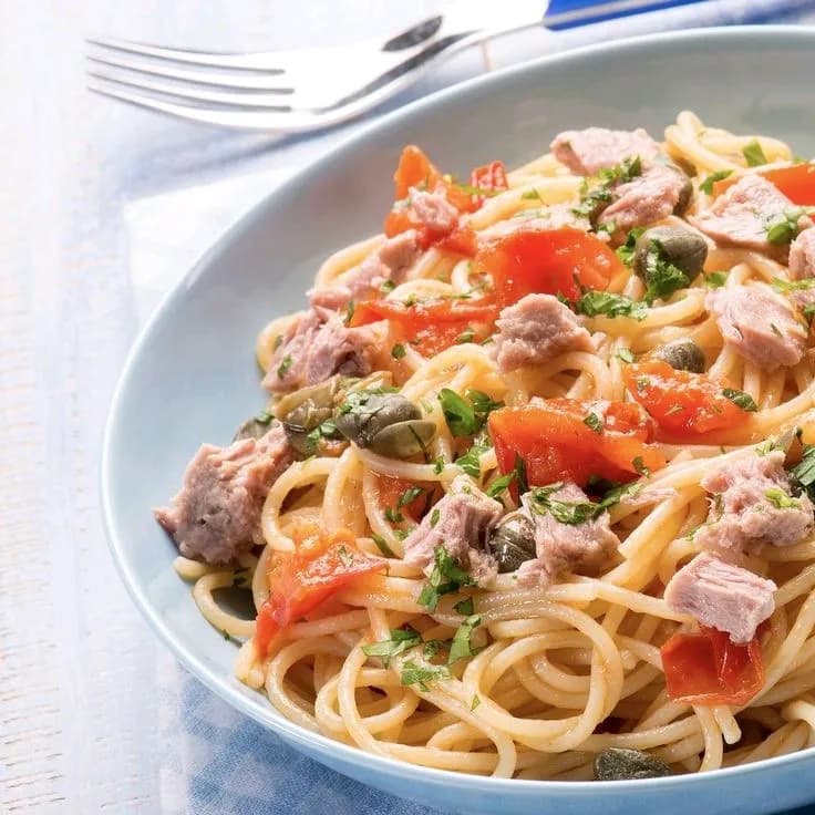 spaghetti dabu-dabu tuna